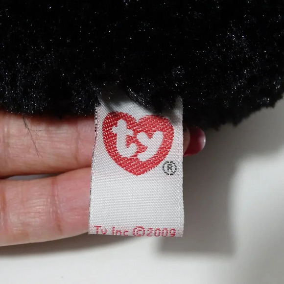 Ty Beanie Buddy Guinea Pig Plush Toy Realistic Stuffed Animal 2009 Black Brown - Picture 5 of 7